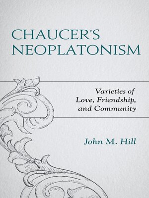 cover image of Chaucer's Neoplatonism